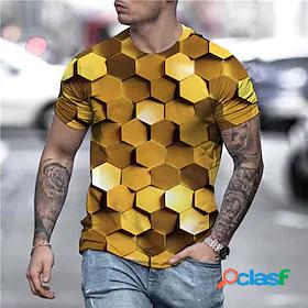 Mens Unisex Tee T shirt Tee Shirt Geometric Graphic Prints
