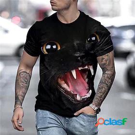 Mens Unisex Tee T shirt Tee Shirt Graphic Prints Animal 3D