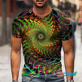Mens Unisex Tee T shirt Tee Shirt Graphic Prints Spiral