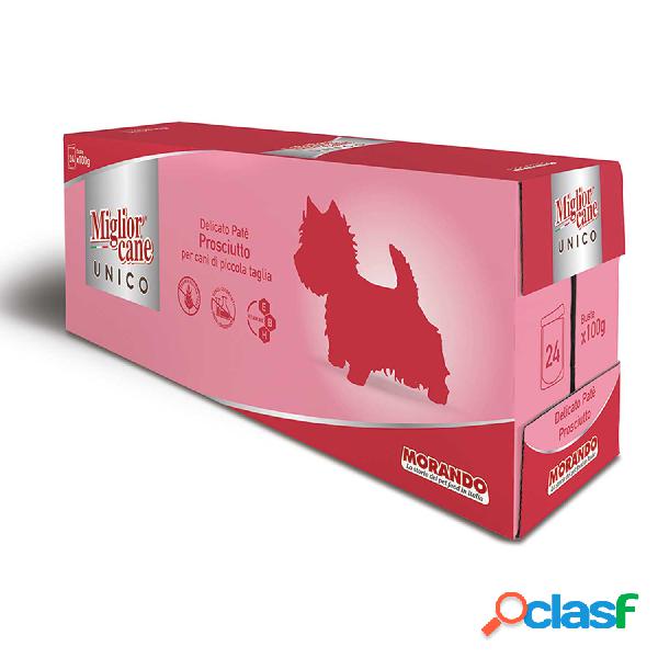 Migliorcane Unico Dog Adult Mini delicato patè Prosciutto