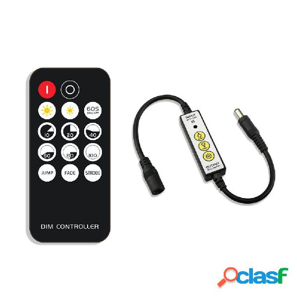 Mini 3Keys Button IR LED Dimmer Controller+14Keys Remote