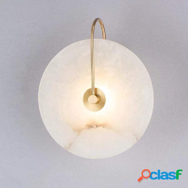 Modern Sconces Lamp Wall Lights Marble Lampshade LED