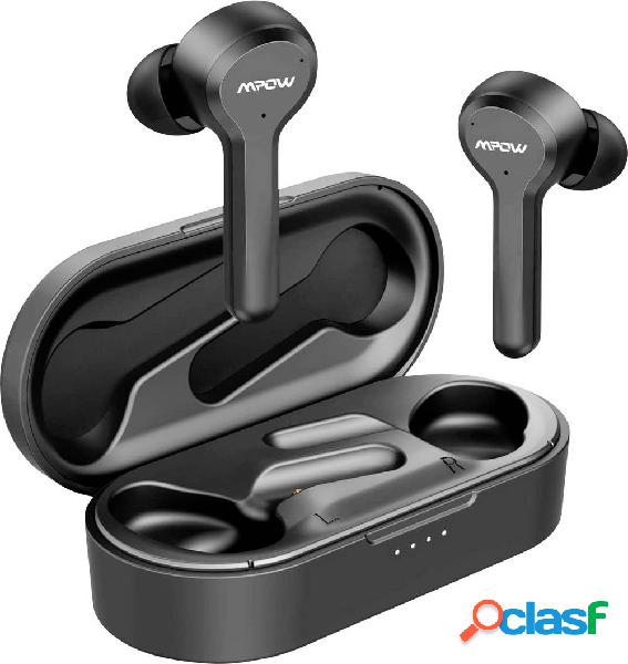 Mpow M9 Cuffie auricolari Bluetooth Nero Resistente al