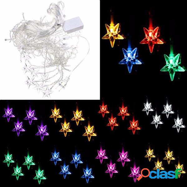 Multi 3.5M 100SMD Five-Pointed Star LED String Curtain
