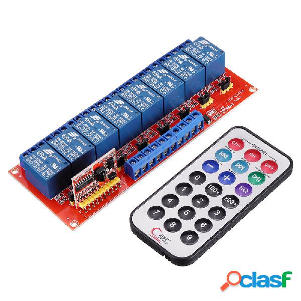 Multi-function Infrared Remote Control 8 Channel Relay