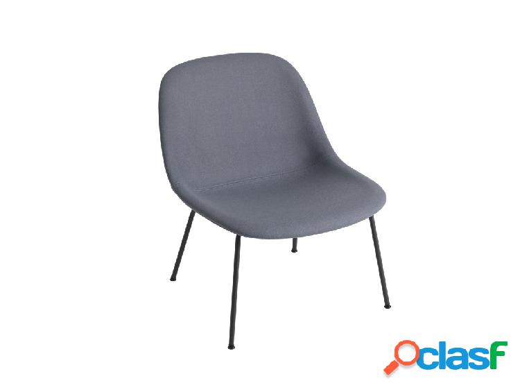Muuto Fiber Lounge Sedia / Base in Metallo