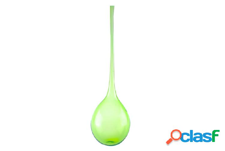 Nasonmoretti Vaso Bolle vetro di Murano verde acido verde