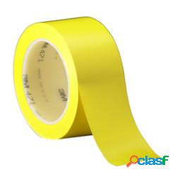 Nastro adesivo vinilico 471 - 50 mm x 33 mt - giallo -