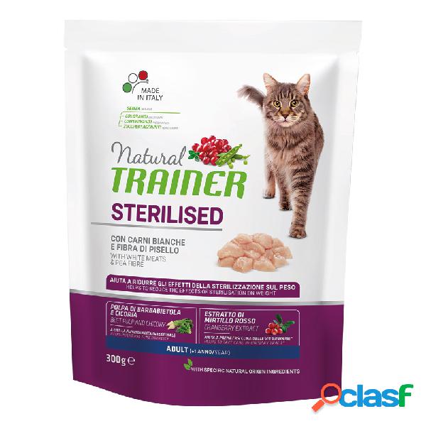 Natural Trainer Cat Adult Sterilised Carni Bianche 300 gr