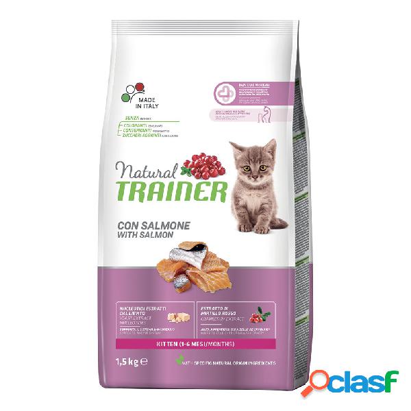 Natural Trainer Cat Kitten con Salmone 1,5 Kg