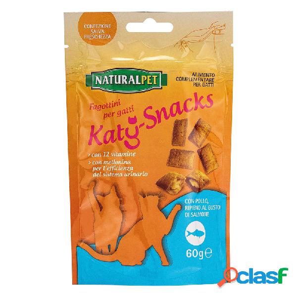 Naturalpet Katy Snacks con Pollo e Salmone 60 gr.