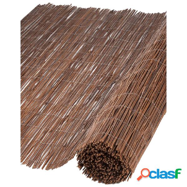 Nature Recinzione Frangivento in Salice 1x3 m Spessore 10 mm