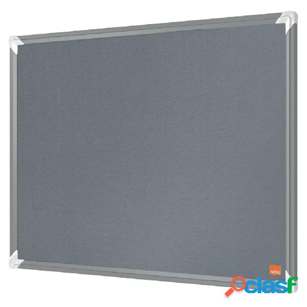 Nobo Bacheca in Feltro Premium Plus 60x45 cm Grigio