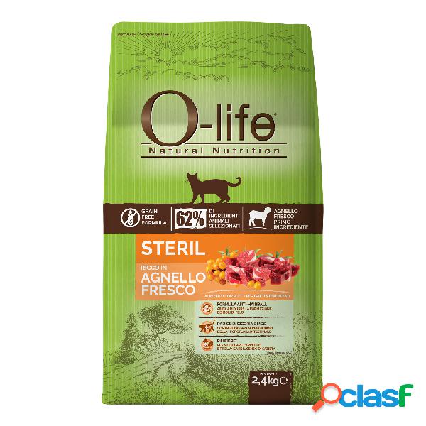 O-Life Cat Adult Sterilised Agnello 2,4 Kg