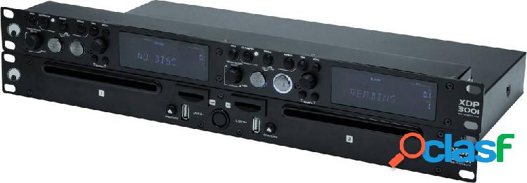 Omnitronic XDP-3001 Lettore CD doppio DJ con MP3