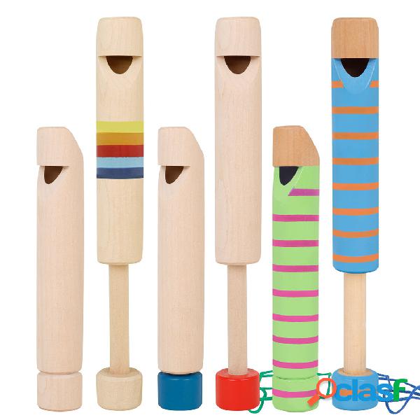 Orff Pull Wooden Flute Early Childhood Education Music