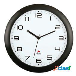 Orologio da parete Hornew - diametro 30 cm - nero - Alba