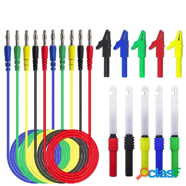 P1043B 4mm Banana Plug Test Leads Kit with Saffty Piercing