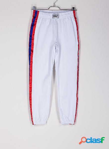 PANTALONE CON BANDA LATERALE BICOLOR