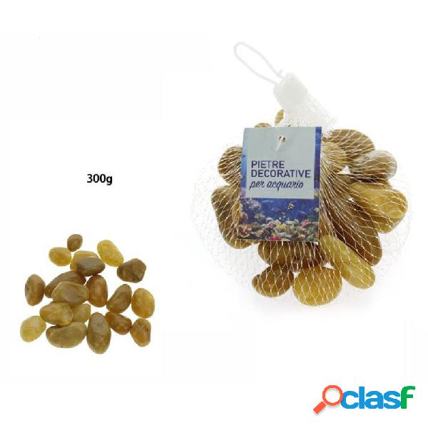 PIETRE CIOTTOLI SASSI DECORATIVI ACQUARIO 300GR DECORAZIONE