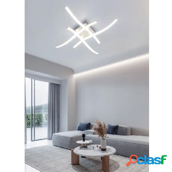 PLAFONIERA MODERNA A LED DA SOFFITTO CON BRACCI A ONDA LUCE