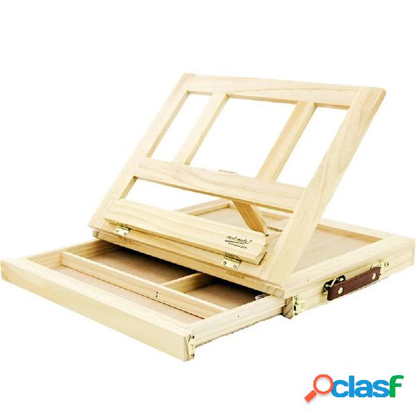 PSE2 Wooden Desktop Portable Painting Easel Simplicity