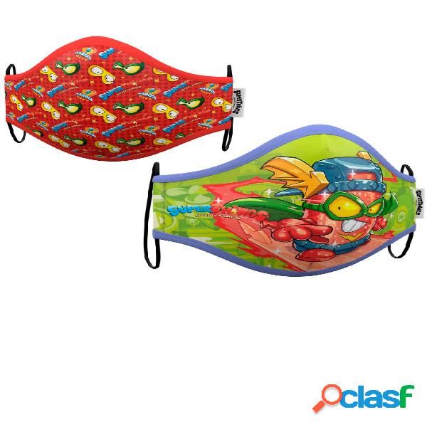 Pack 2 Mascherine in Tessuto Superzings™ III per bambini