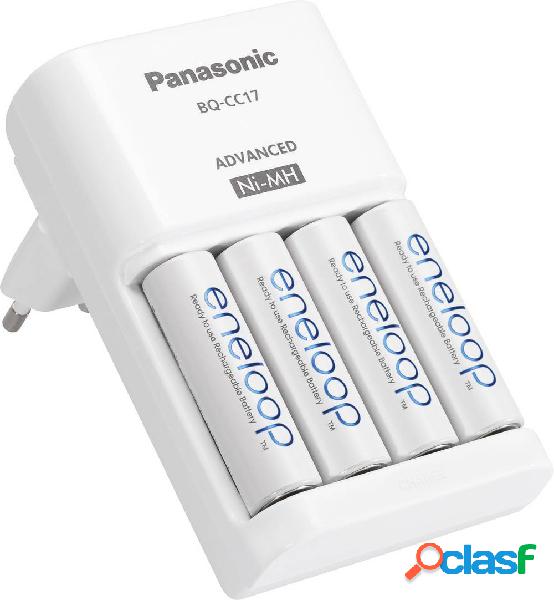 Panasonic eneloop chargeur BQ-CC17 + 4x AA Caricabatterie