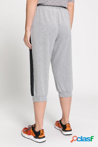 Pantaloni Capri da jogging con stampa laterale, cintura