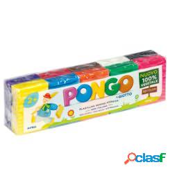 Pasta Pongo - panetto 50 gr - colori assortiti - Giotto -