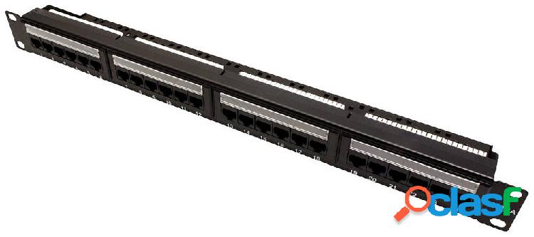 Patchpanel di rete Value 24 Porte 26.99.0357 CAT 6A 1 U