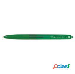 Penna a scatto Supergrip G - punta 0,7mm - verde - Pilot