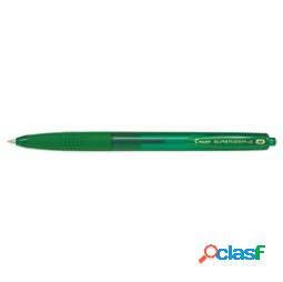 Penna a scatto Supergrip G - punta 1,0mm - verde - Pilot