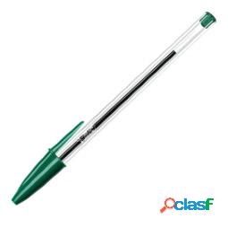 Penna a sfera Cristal - punta media 1,0mm - verde - Bic -