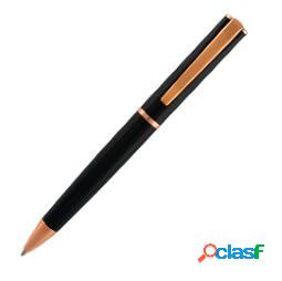 Penna a sfera Linea Impressa - punta M - nero-rosegold -