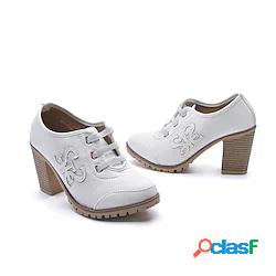 Per donna Oxford Perle Stiletto Punta tonda Punta chiusa