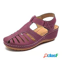Per donna Sandali Scarpe comfort Sandali con la zeppa Zeppa