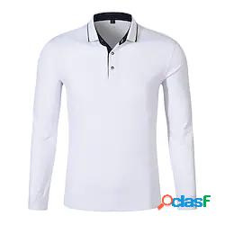 Per uomo Camicia da golf Golf POLO Traspirante Asciugatura