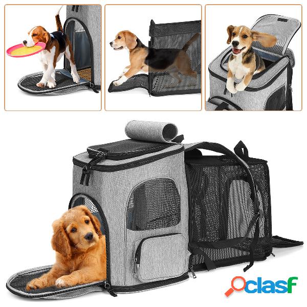 Pet Carrier Backpack Breathable Puppy Travel Space Shoulder