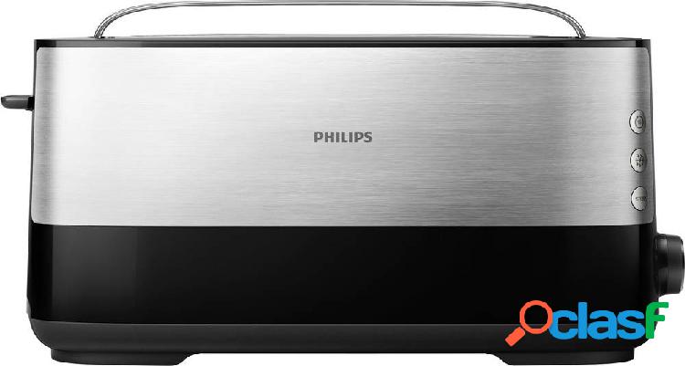 Philips HD2692/90 Viva Tostapane lungo acciaio inox, Nero