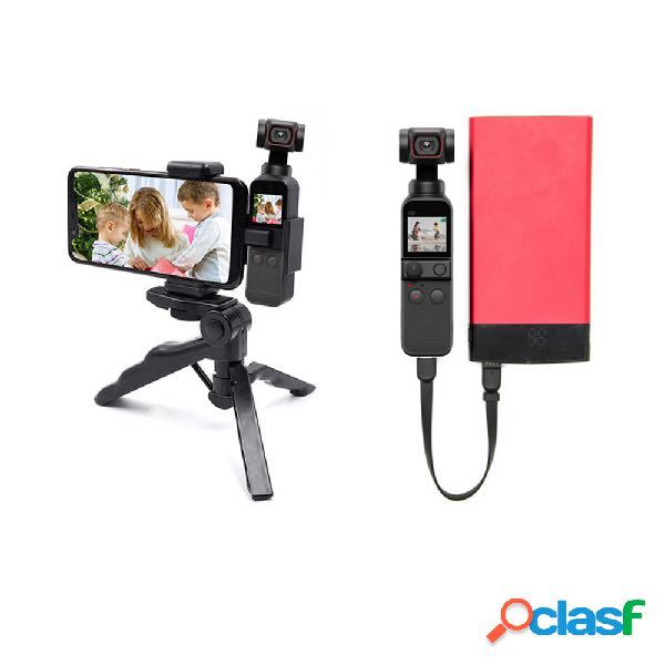 Plastic Tripod with Data Cable Expansion Adapter Accessories