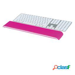 Poggiapolsi Ergo Wow per tastiera - bianco-fucsia - Leitz
