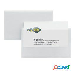 Portabiglietti da visita Eticard T - autoadesivi - PVC - 5,5