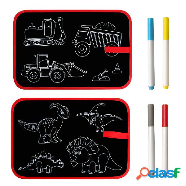 Portable Double Sided Sketchpad Waterproof Drawing Board