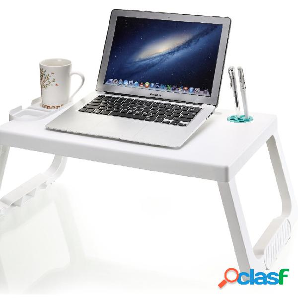 Portable Plastic Foldable Laptop Desk Stand Lapdesk Computer