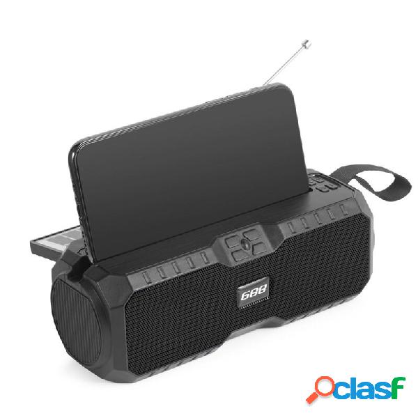 Portable Solar Charging Speaker Bluetooth 5.0 FM MP3 U Disk