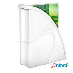 Portariviste CepPro Gloss - 26,5x31 cm - dorso 8 cm - bianco