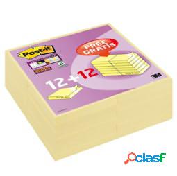 Post-It Super Sticky - 76 x76 mm - giallo Canary - Post-It -
