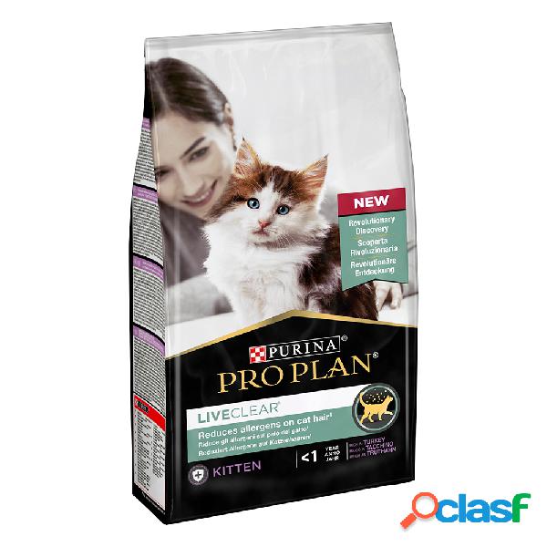 Purina Pro Plan LiveClear Cat Kitten ricco In Tacchino 1,5
