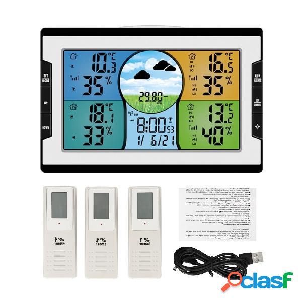 RF 3 Channels Wireless Weather Station Temperature and